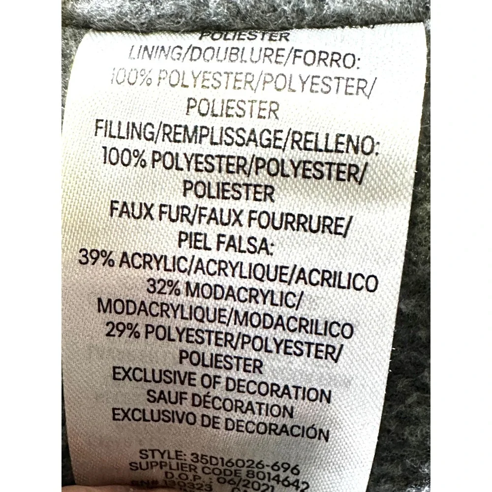 Calvin Klein‎ Girls Puffer Jacket Winter Coat Faux Fur Hood Sz 2T Warm Cozy Snow